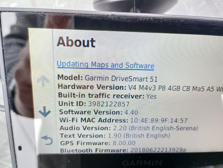SatNav - Garmin DriveSmart 51 - Voice Control - SmartPhone Link - UK/Europe Maps