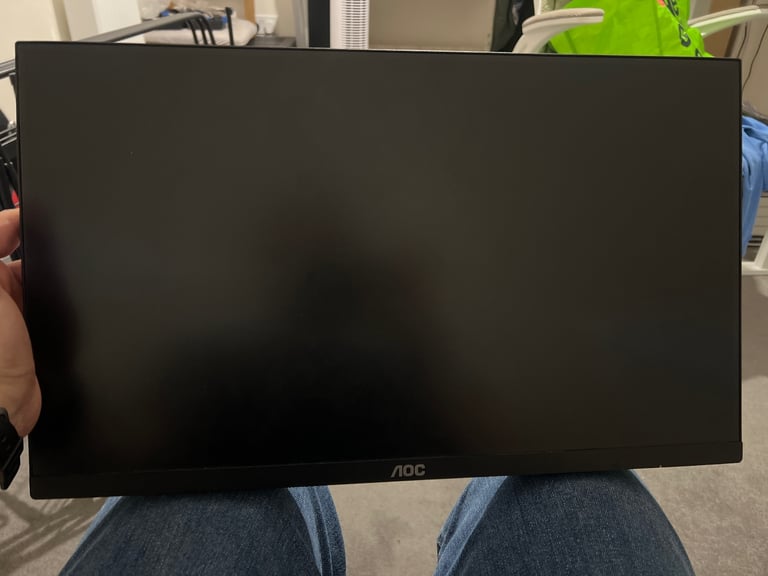 image for AOC Monitor (“21.5 inch) also comes with a dual monitor stand