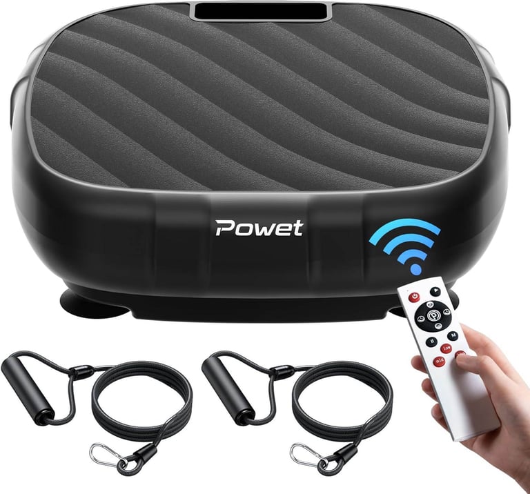 Vibration Plate SUPER COMPACT Exercise Machine, 99 Speed Levels Mini Whole Body