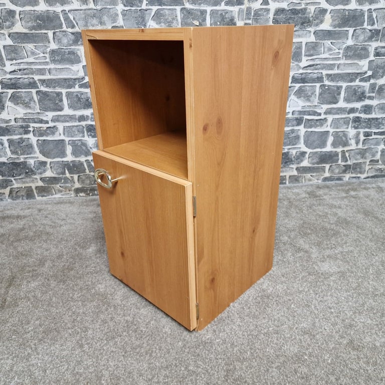 Small Wooden Cupboard with Storage – Veneer Damage