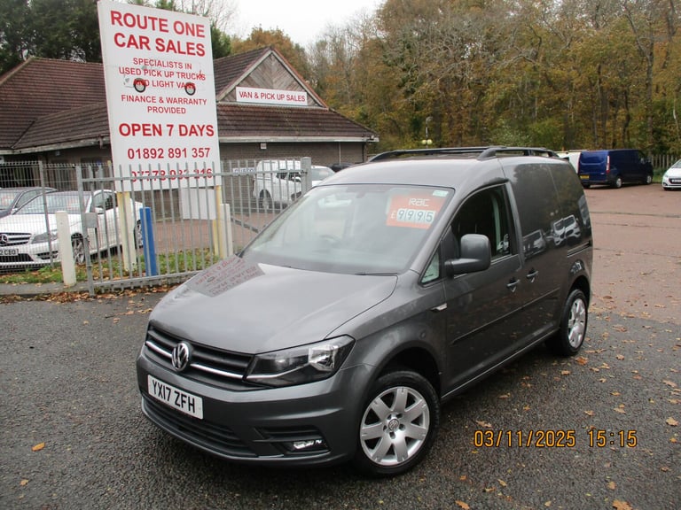 2017 Volkswagen Caddy 2.0 TDI BlueMotion Tech 102PS Highline Van PANEL VAN Diesel Manual