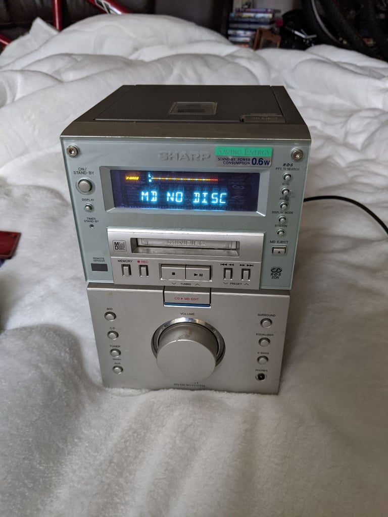 image for Sharp minidisc stereo system. MD-M1H