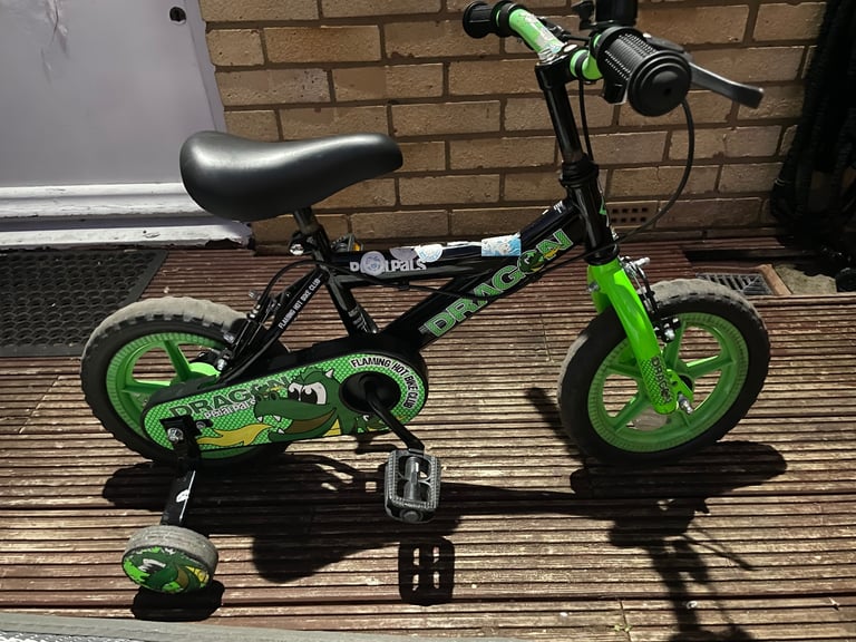 Pedal Pals 12 inch Wheel Size Kids  Dragon