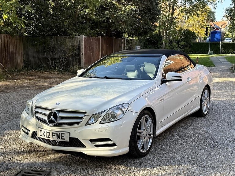 2012 Mercedes-Benz E Class 2.1 E220 CDI BlueEfficiency Sport Cabriolet 2dr Diesel G-Tronic+ Euro ...