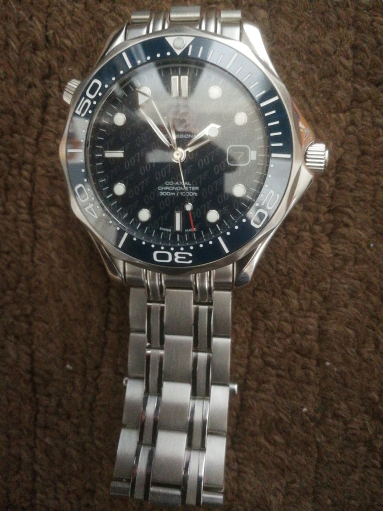 image for 007 Seamaster homage automatic work watch NEW