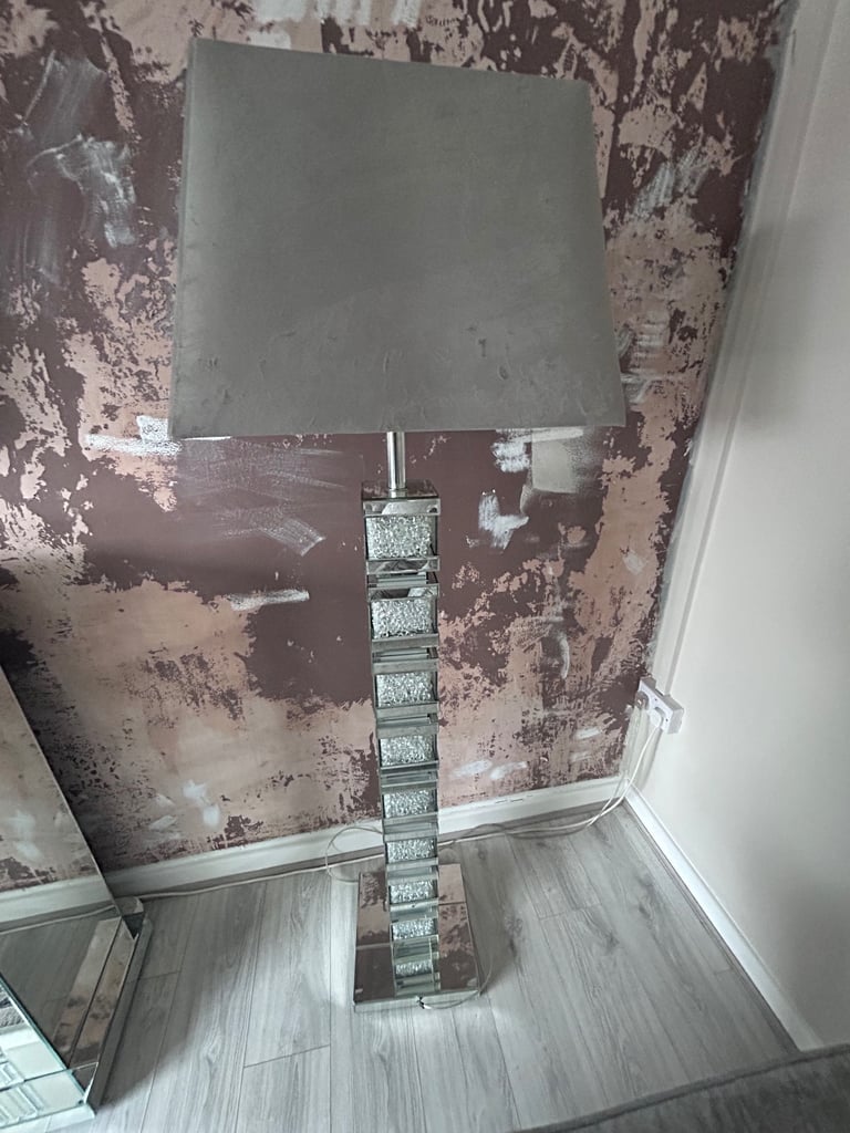 Mirrored floor lamp 