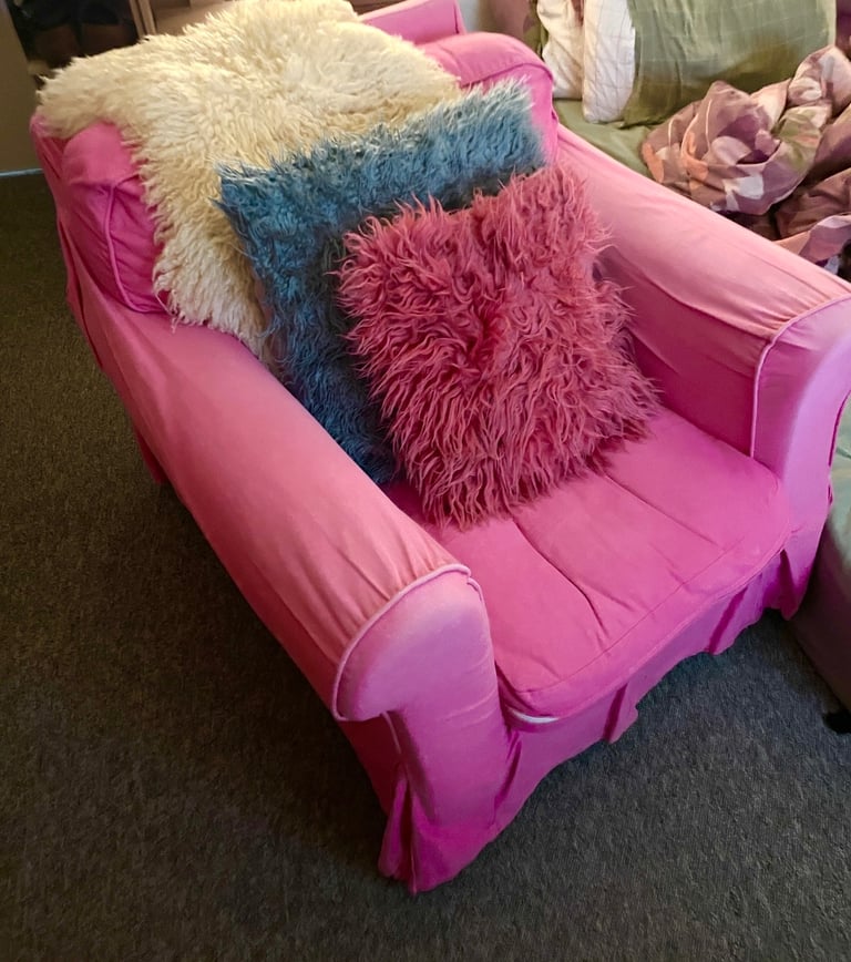 PINK ARMCHAIR