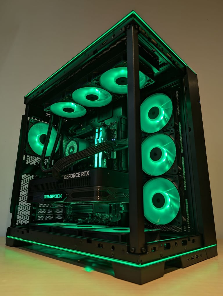 GAMING PC - Ryzen 7 9800X3D - RTX 5070Ti - 32GB RAM - 1TB SSD - 5 YEAR WARRANTY - KUDA PC