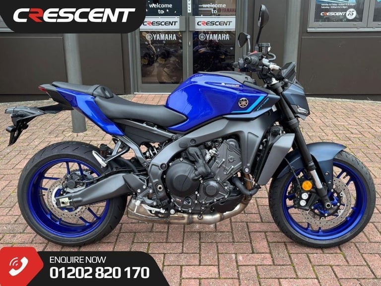 YAMAHA MT-09 Y-AMT - ICON BLUE - BRAND NEW - SAVE OVER 500 AT CRESCENT YAMAHA!