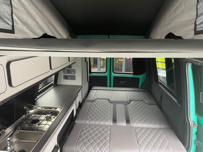 Volkswagen Transporter T28 Camperking 4 berth 5 belt Rock & Roll bed camperv