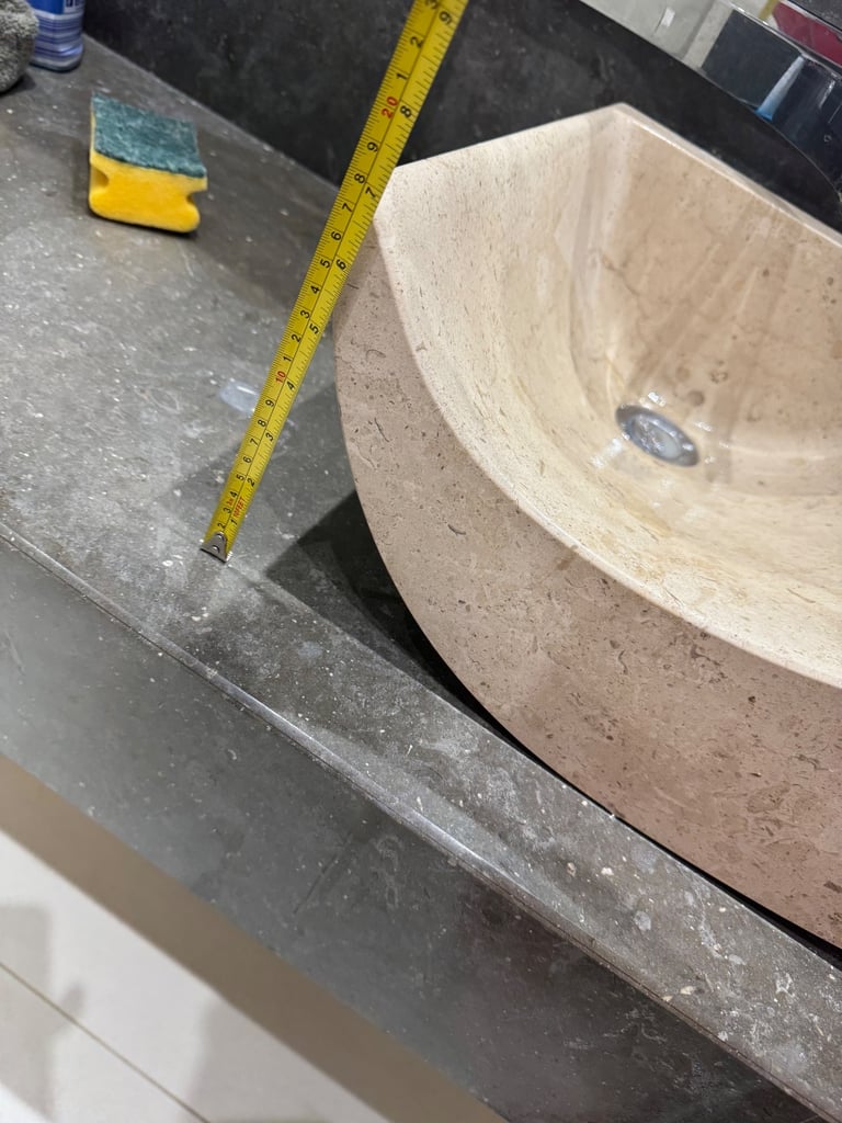 Shaped Stone Sink