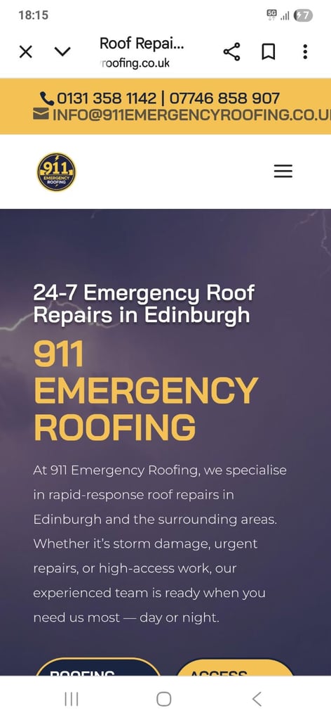 EMERGENCY ROOF REPAIRS 