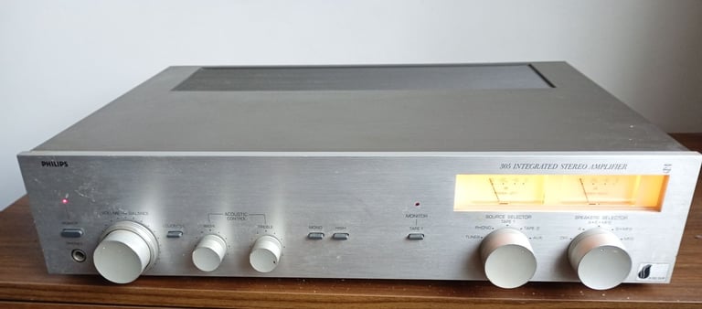 Vintage Philips 22 AH 305 Stereo Amplifier