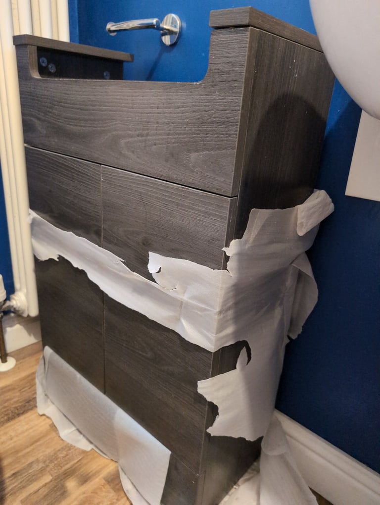 Brand new sink cabinet - still has wrap on it