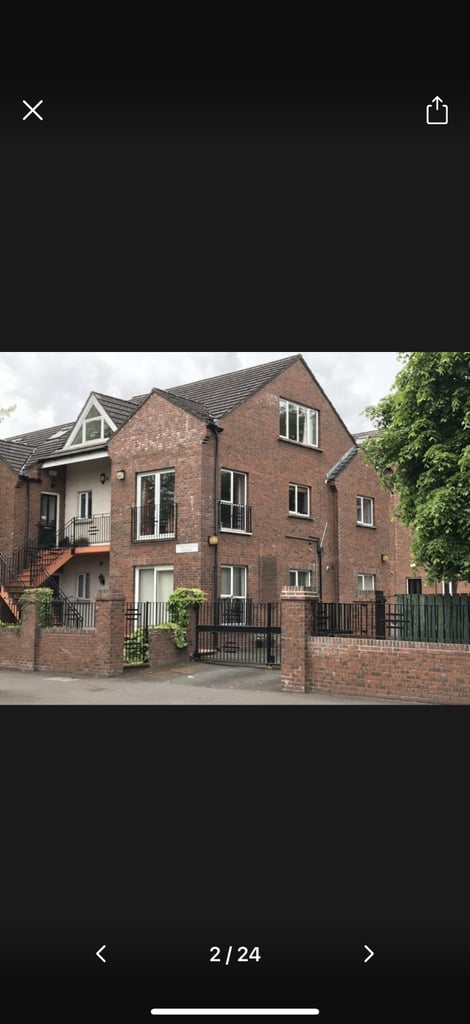 Stranmillis 2 bedroom 2 bathroom parking