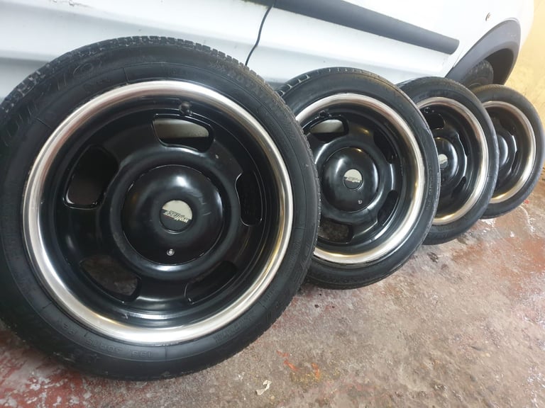 FIAT 500 FORD KA alloy wheels fit micra mini  splash aygo
