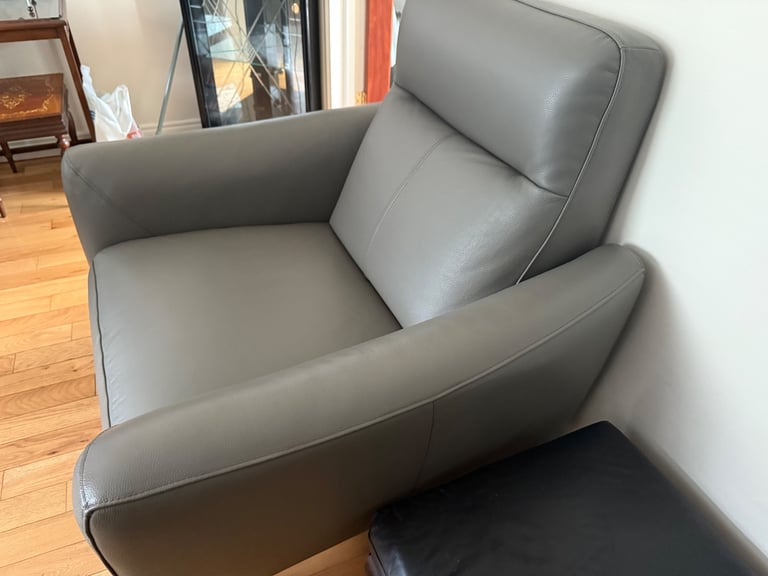 image for Leather Italian sofa