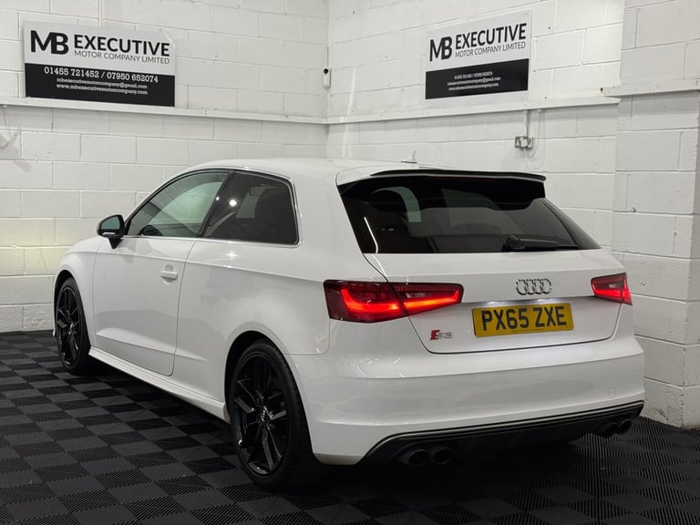 2015 65 AUDI S3 2.0 TFSI QUATTRO NAV 300BHP 4WD 3 DOOR HATCHBACK WHITE EURO 6