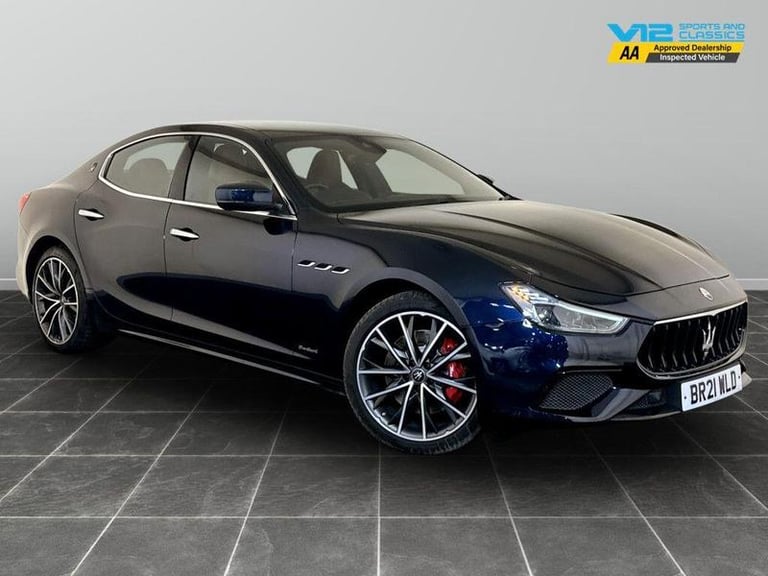 2021 Maserati Ghibli 3.0 V6 S GranSport Nerissimo ZF Euro 6 (s/s) 4dr Automatic Saloon Petrol Aut...