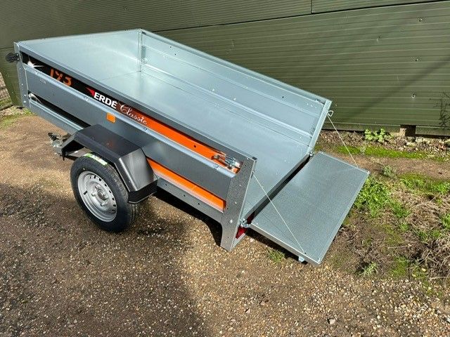 Tipping General Purpose Trailer with Flat Cover - ERDE 193 (Ready Built)