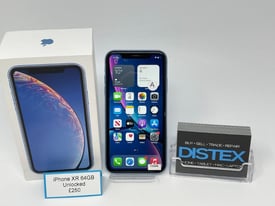 Apple iPhone XR 64GB Unlocked Blue Boxed WARRANTY