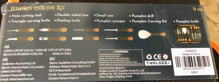 Pumpkin carving tools 