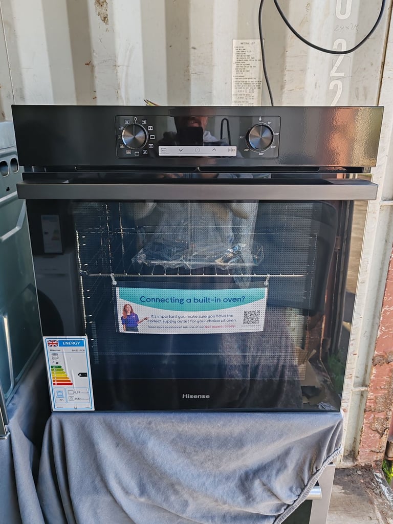 New Hisense Built-in Electric Single Oven BI62211CB - Black - RRP £259
