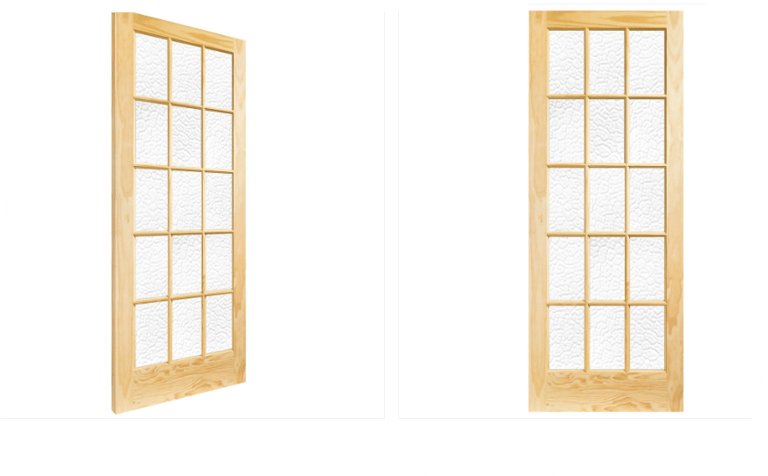 image for For sale _ X2 Pine unfinished doors