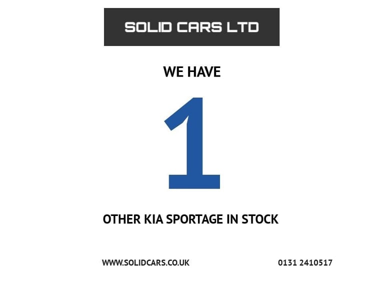 2018 Kia Sportage 1.6 GDi 2 SUV 5dr Petrol Manual Euro 6 (s/s) (130 bhp) ESTATE Petrol Manual