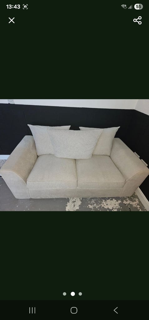 image for Cream/beige 3+2 sofa
