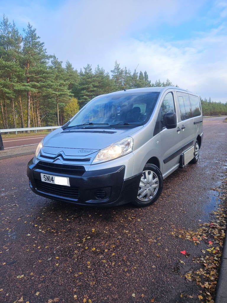 image for 14/ reg citroen dispatch 2.0 hdi lwb 7seats plus wheelchairs minibus vivaro trafic vito custom