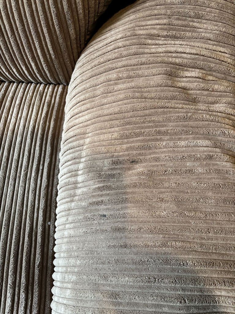 Cord velvet sofa bed