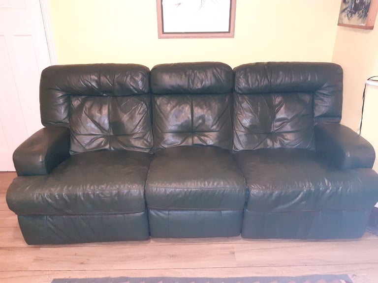 Free Leather Recliner 3 Seater