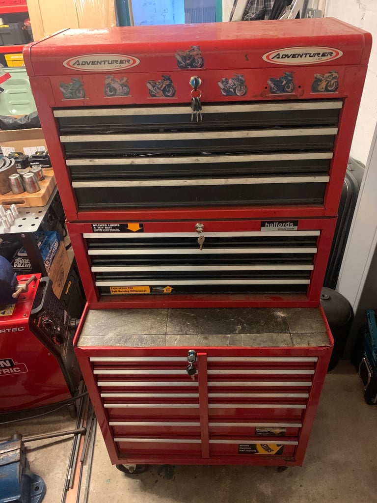 Halfords 3 tier tool box 