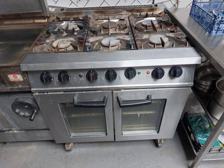image for Falcon Dominator 6 Gas Burner Electric Oven Dual Fuel Oven Range G3101