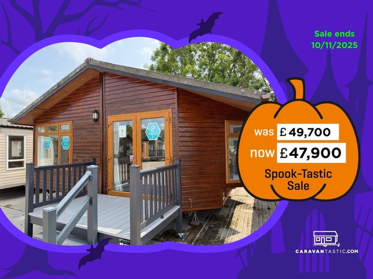 image for 2 Bed Twin Lodge 40x20 – Bath, CH, DG, Ensuite – Off Site – Private Land Use
