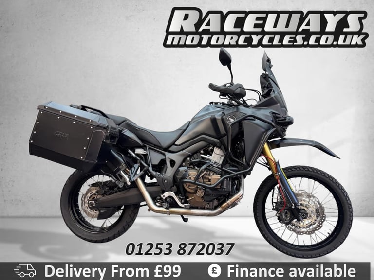 image for HONDA CRF1000 AFRICA TWIN DCT 2017 17 REG 15,874 MILES BLACK USED MOTORCYCLE 