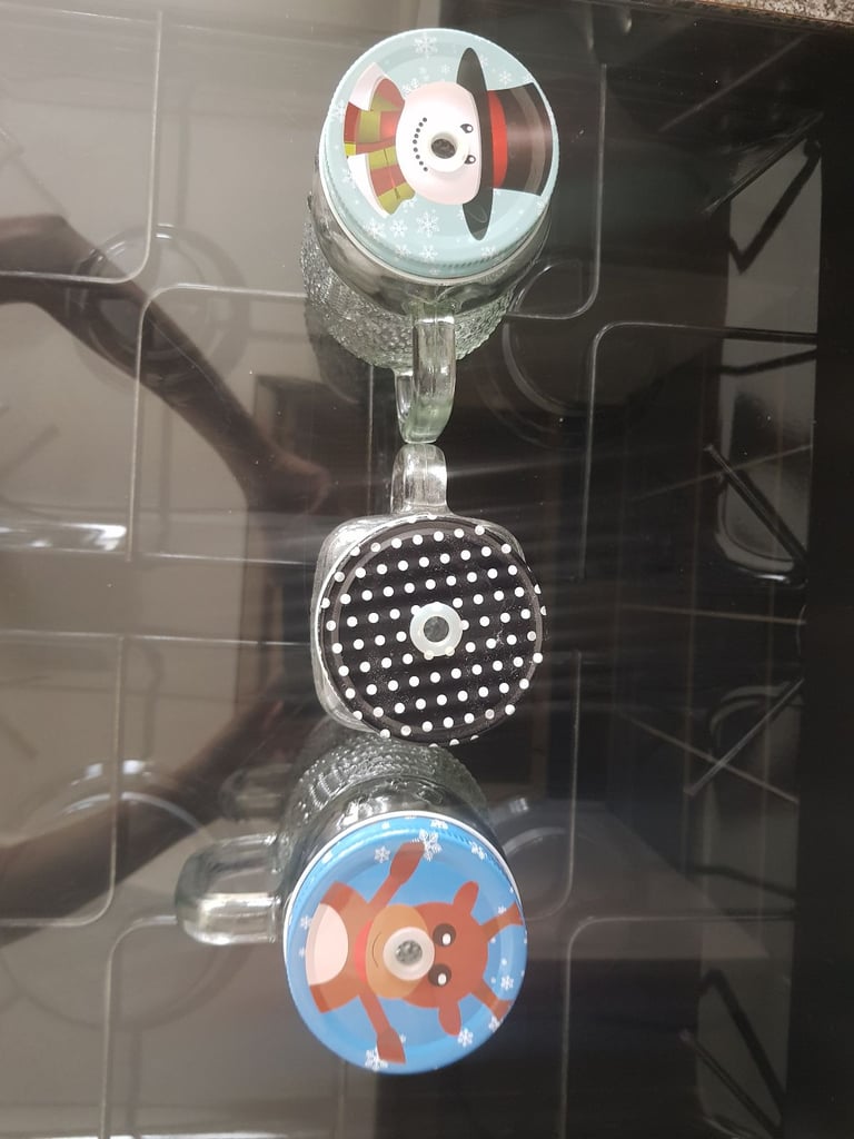 Glass Drinking Jar With Lid For Straw