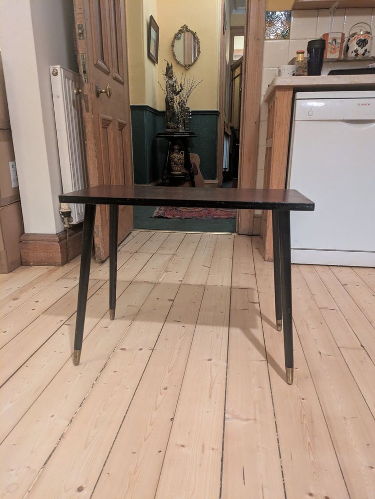 Mid Century Side Table Plant Stand Dansette Sputnik Style Retro Vintage