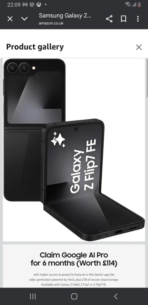 image for Samsung galaxy flip 7 fe