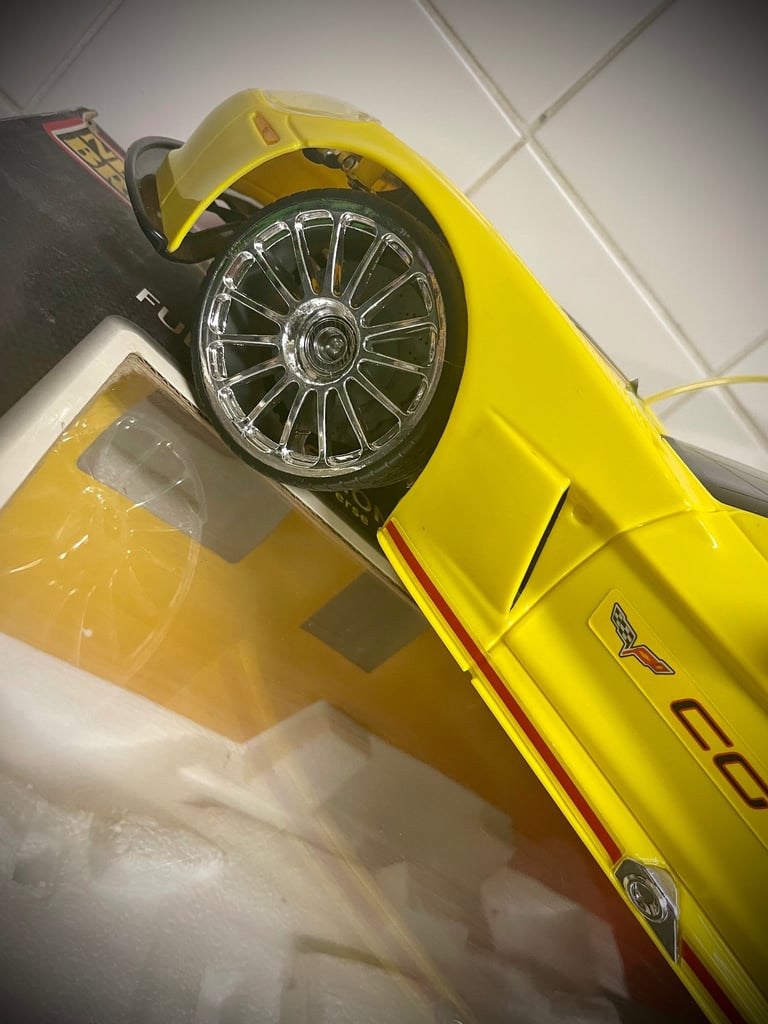 Vintage Radio control car corvette 