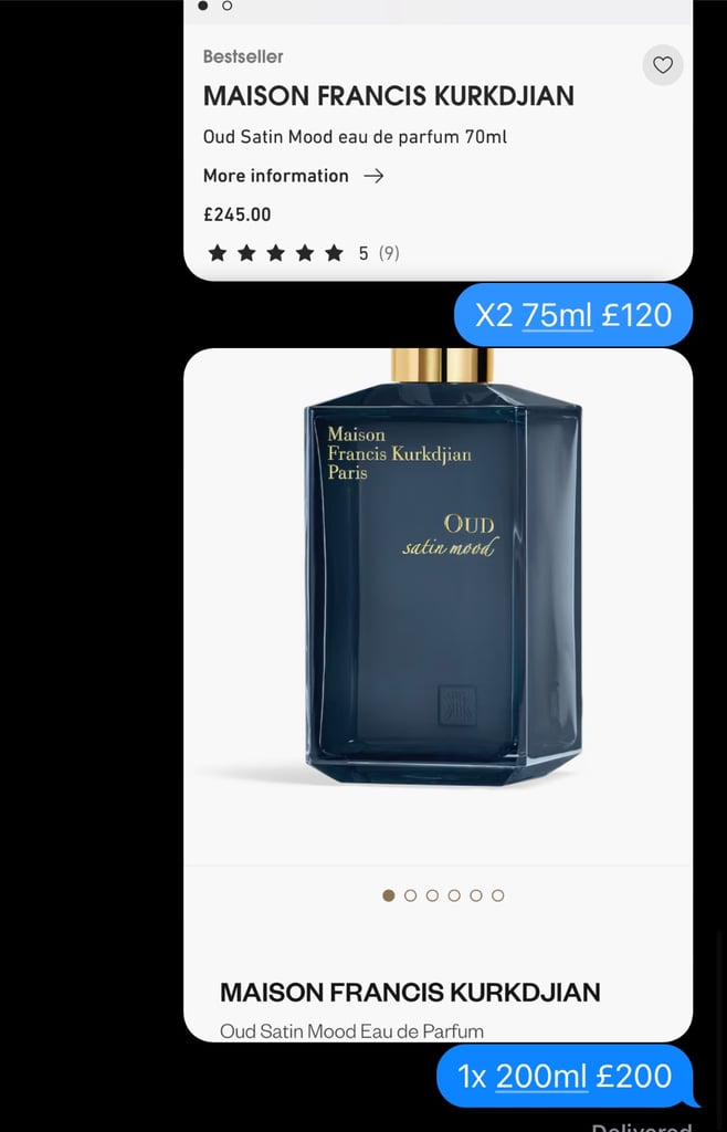 image for Masion Francis oud satin mood 