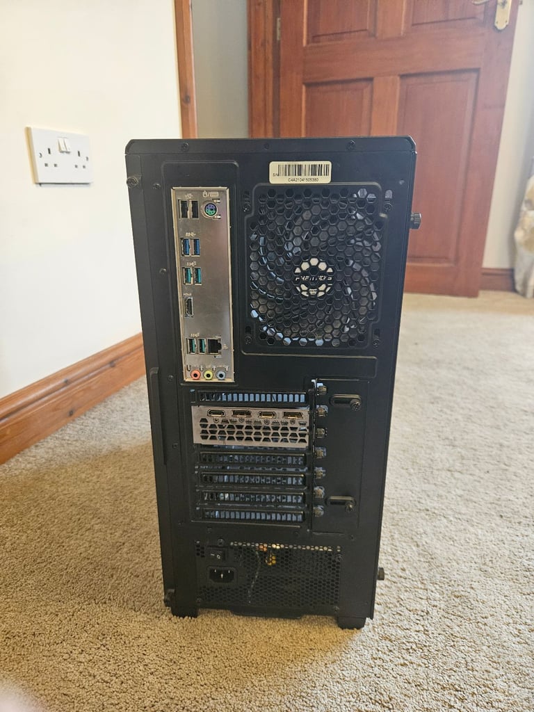 Gaming PC Tower Black, AMD 16G RAM, GeForce RTX 3050 (Fortnite Hardware Ban)