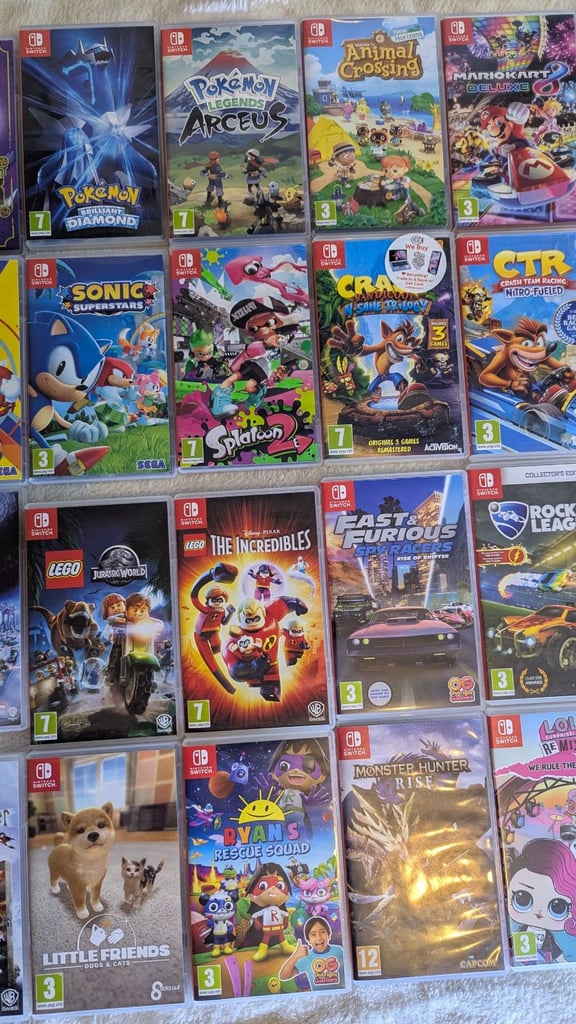 44 Nintendo switch games