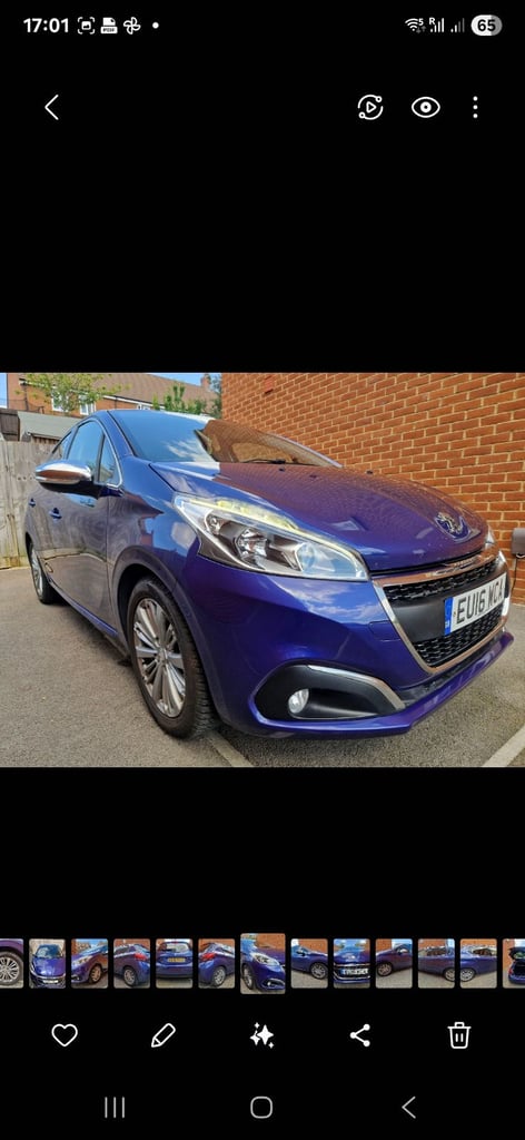 Peugeot, 208, Hatchback, 2016, Manual, 1199 (cc), 5 doors