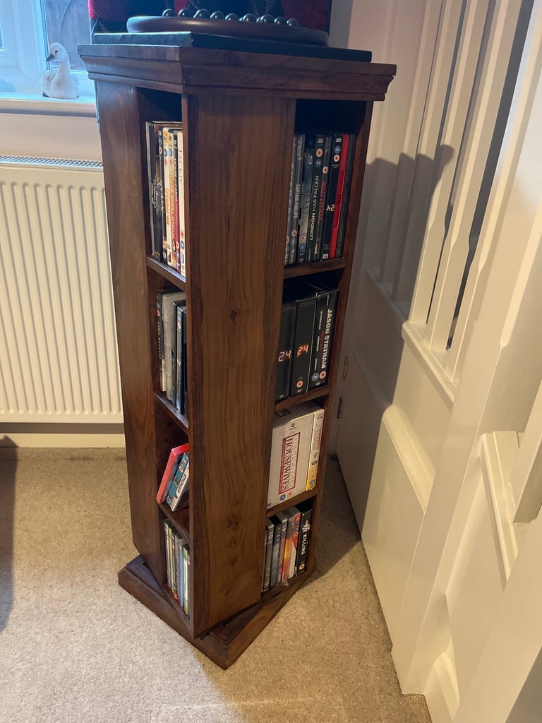 Rotating Mahogany DVD/CD unit