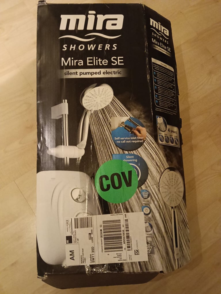Mira Elite SE Pumped electric shower 