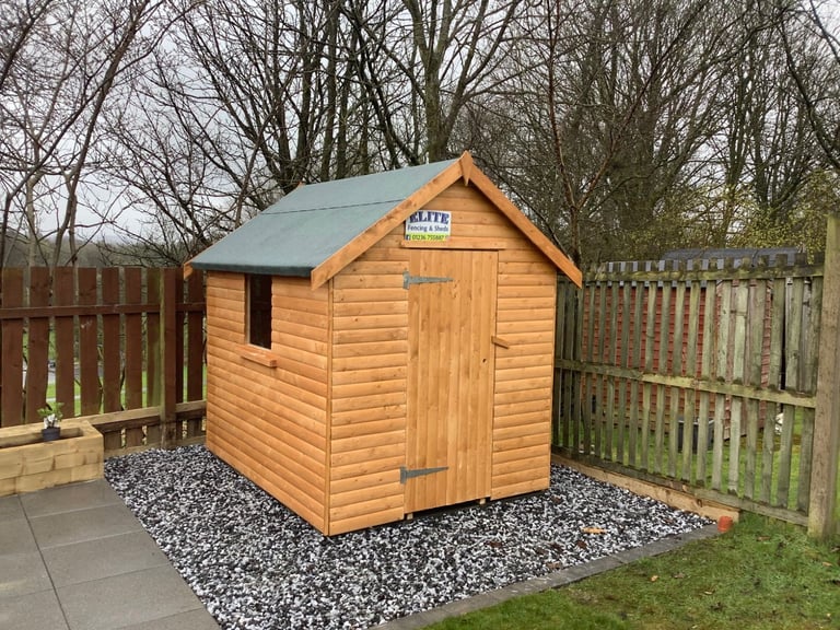 8X6 Apex 20mm Log effect SUPPLIED & FITTED