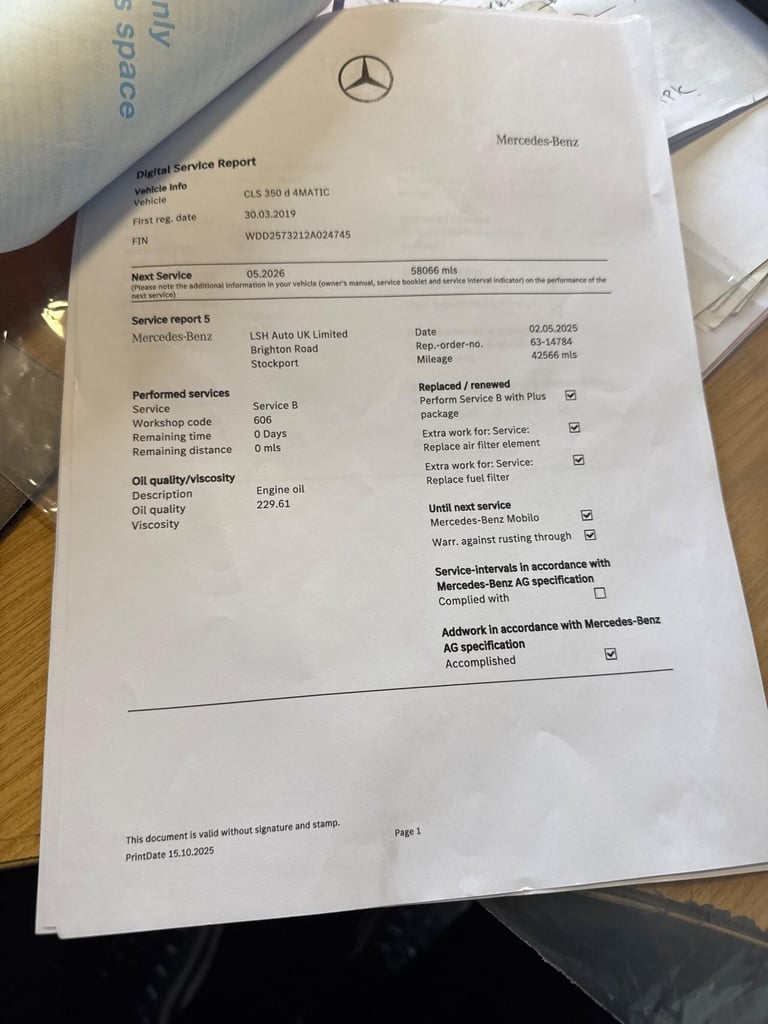 2019 Mercedes-Benz CLS 2.9 CLS350d AMG Line (Premium Plus) Coupe G-Tronic 4MATIC Euro 6 (s/s) 4dr...