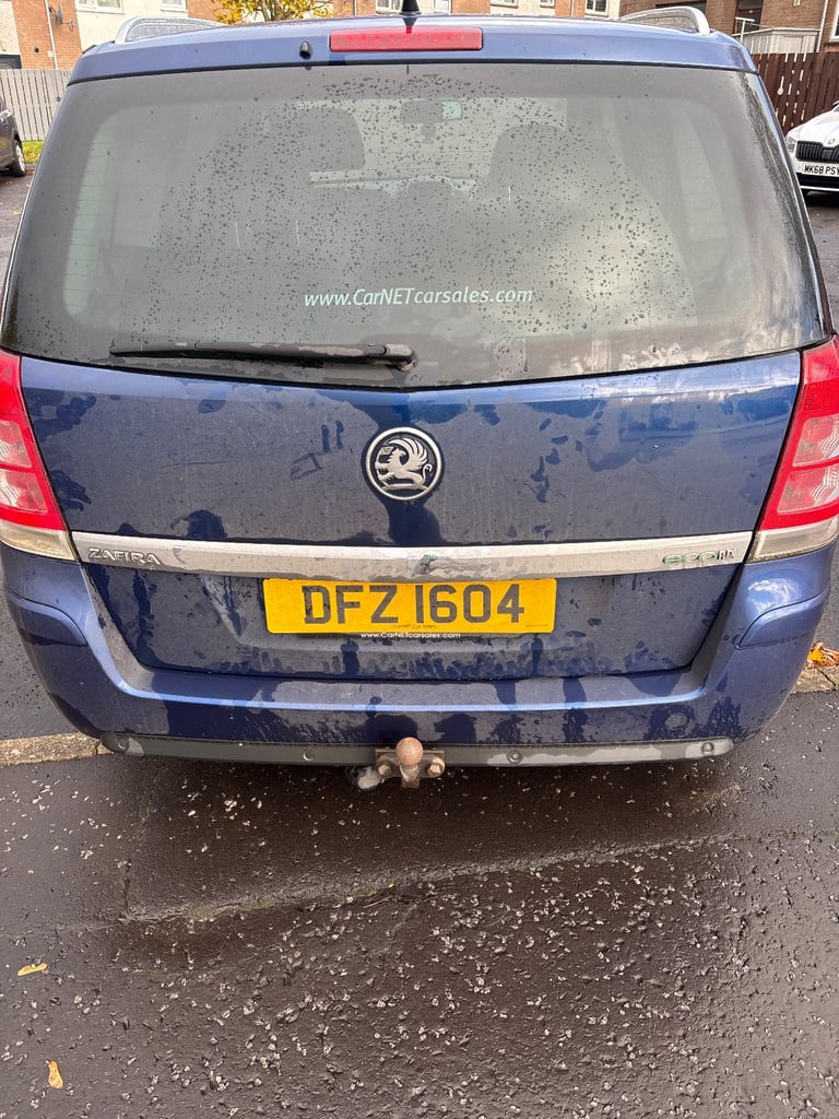 Vauxhall, ZAFIRA, MPV, 2010, Manual, 1686 (cc), 5 doors
